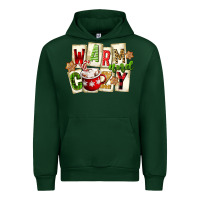 Forest Green warm and cozy hot cocoa Urban Hoodie - FaDigitalArtStudio
