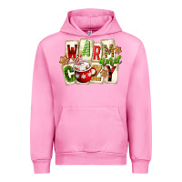 Fuchsia Pink warm and cozy hot cocoa Urban Hoodie - FaDigitalArtStudio