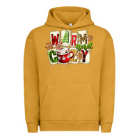 Pigment Peanut Butter warm and cozy hot cocoa Urban Hoodie - FaDigitalArtStudio