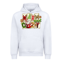 White warm and cozy hot cocoa Urban Hoodie - FaDigitalArtStudio