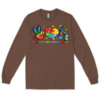 Chestnut accept love understand Long Sleeve Tee - LillyAllenDesigns