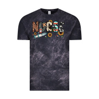 Cloud Black nurse Vintage Tee - JahusDesignShop