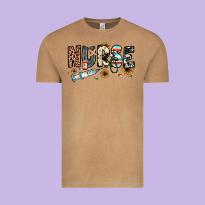 Nurse Vintage Tee Designed By Jahusdesignshop