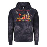 Cloud Black cupids favorite lunch lady Vintage Hoodie - MaliasSmallBusiness