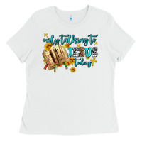 White only talking to jesus today Ladies Tee - AdoDesignShop