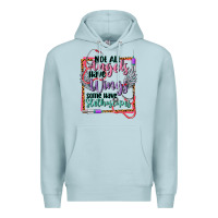 Blue Mist Not all angels have wings Premium Hoodie - CowGirlArtShop