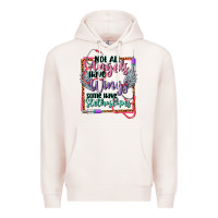 Pale Pink Not all angels have wings Premium Hoodie - CowGirlArtShop