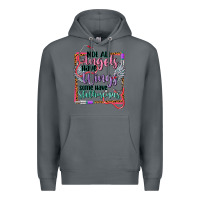 Rock Not all angels have wings Premium Hoodie - CowGirlArtShop