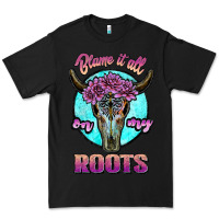 Black blame it all on my roots white Premium Tee - JahusDesignShop