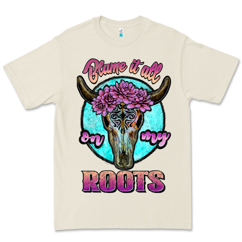 Blame It All On My Roots White Premium Tee by JahusDesignShop | Teevron
