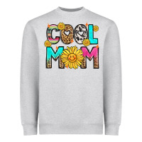Heather Grey cool mom Heavyweight Sweatshirt - LillyAllenDesigns