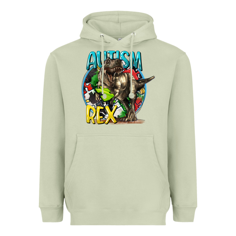 Autism Rex Heavyweight Hoodie by CowGirlArtShop | Teevron