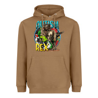 Toasted Coconut Autism Rex Heavyweight Hoodie - CowGirlArtShop