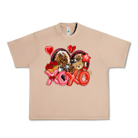 Burro xo xo with leopard and cowhide heart Urban Heavy Tee - NancyCooperArtShop