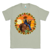 Matcha cowgirl sunflower Classic Tee - MaliasSmallBusiness