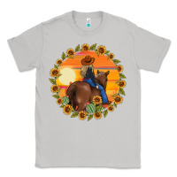 Moon Dust cowgirl sunflower Classic Tee - MaliasSmallBusiness