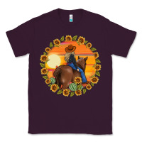 Plum cowgirl sunflower Classic Tee - MaliasSmallBusiness