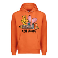 Carrot peace love 4th grade Premium Hoodie - JahusDesignShop
