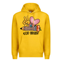 Lemon peace love 4th grade Premium Hoodie - JahusDesignShop