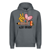 Rock peace love 4th grade Premium Hoodie - JahusDesignShop