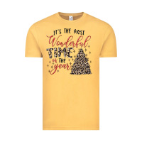 Vintage Mustard it's the most wonderful time of the year Vintage Tee - MaliasSmallBusiness