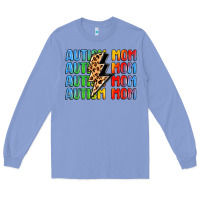 Colony Blue autism mom lightning bolt Long Sleeve Tee - LillyAllenDesigns