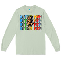 Matcha autism mom lightning bolt Long Sleeve Tee - LillyAllenDesigns