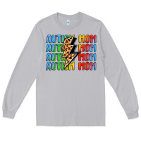 Moon Dust autism mom lightning bolt Long Sleeve Tee - LillyAllenDesigns
