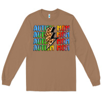 Toasted Coconut autism mom lightning bolt Long Sleeve Tee - LillyAllenDesigns