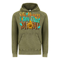 Vintage Olive oh honey i am that mimi nca Vintage Hoodie - NancyCooperArtShop