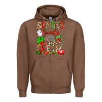 Chestnut santa's favorite pct Zipper Hoodie - texasbilliewilder