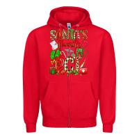 Red santa's favorite pct Zipper Hoodie - texasbilliewilder