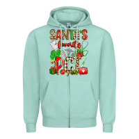 Seafoam santa's favorite pct Zipper Hoodie - texasbilliewilder