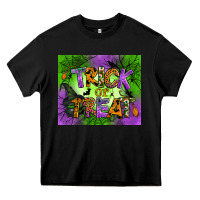 Black trick or treat mouse pad Heavy Core Tee - BundleAndBundleShop