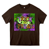 Chocolate Brown trick or treat mouse pad Heavy Core Tee - BundleAndBundleShop