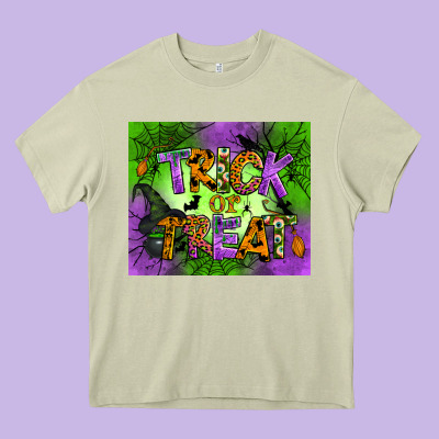 Trick Or Treat Mouse Pad Heavy Core Tee Designed By Bundleandbundleshop