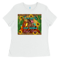 White cowgirls just wanna have fun Ladies Tee - Artiststas