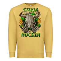 Antique Gold Sham rockin St. Patrick's Day Premium Sweatshirt - CowGirlArtShop