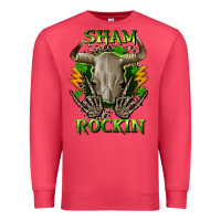 Cardinal Sham rockin St. Patrick's Day Premium Sweatshirt - CowGirlArtShop