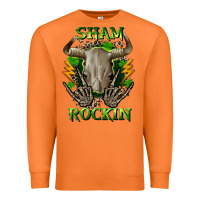 Carrot Sham rockin St. Patrick's Day Premium Sweatshirt - CowGirlArtShop