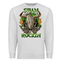 Dove Grey Sham rockin St. Patrick's Day Premium Sweatshirt - CowGirlArtShop