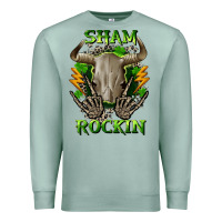 Seafoam Sham rockin St. Patrick's Day Premium Sweatshirt - CowGirlArtShop