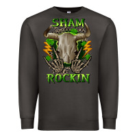 Smoke Sham rockin St. Patrick's Day Premium Sweatshirt - CowGirlArtShop