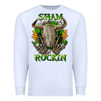 White Sham rockin St. Patrick's Day Premium Sweatshirt - CowGirlArtShop