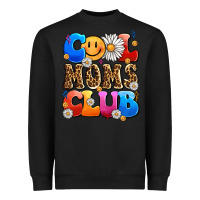 Black cool moms club Heavyweight Sweatshirt - LillyAllenDesigns