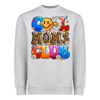 Heather Grey cool moms club Heavyweight Sweatshirt - LillyAllenDesigns