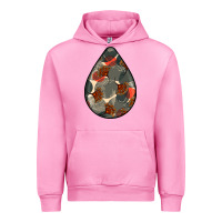 Fuchsia Pink african fabric pattern teardrop earrings Urban Hoodie - BundleAndBundleShop