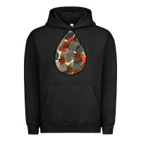 Pigment Black african fabric pattern teardrop earrings Urban Hoodie - BundleAndBundleShop
