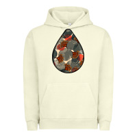 Pigment Pistachio african fabric pattern teardrop earrings Urban Hoodie - BundleAndBundleShop