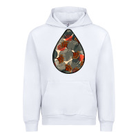 White african fabric pattern teardrop earrings Urban Hoodie - BundleAndBundleShop